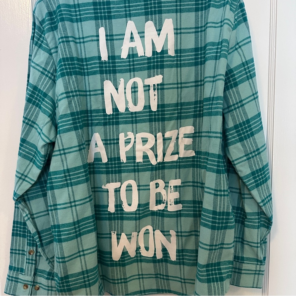 NWT Jasmine Disney Princess Plaid Shirt